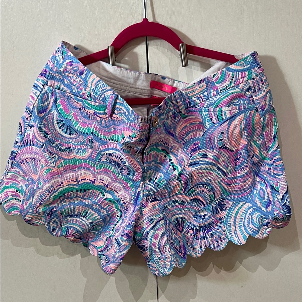 Lilly Pulitzer Pastel Patterned High Waist Shorts